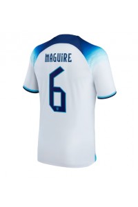 Engeland Harry Maguire #6 Voetbaltruitje Thuis tenue WK 2022 Korte Mouw